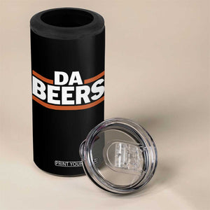Funny Chicago Beer Lover 4 in 1 Can Cooler Tumbler Beer Day Drinking Party TS11 Print Your Wear