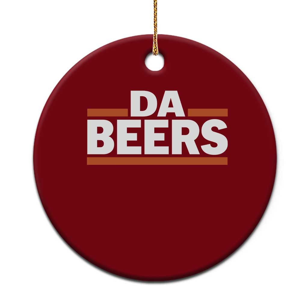 Funny Chicago Beer Lover Ceramic Ornament Beer Day Drinking Party TS11 1pc Red Print Your Wear