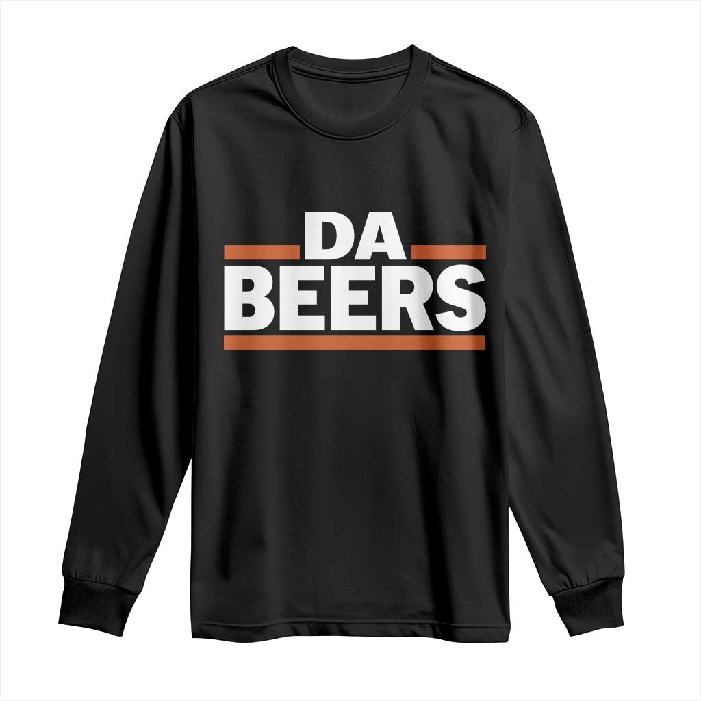 Funny Chicago Beer Lover Long Sleeve Shirt Beer Day Drinking Party TS11 Black Print Your Wear
