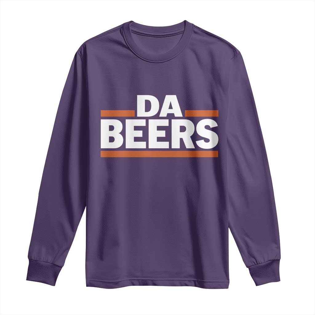 Funny Chicago Beer Lover Long Sleeve Shirt Beer Day Drinking Party TS11 Purple Print Your Wear