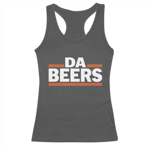 Funny Chicago Beer Lover Racerback Tank Top Beer Day Drinking Party TS11 Dark Heather Print Your Wear