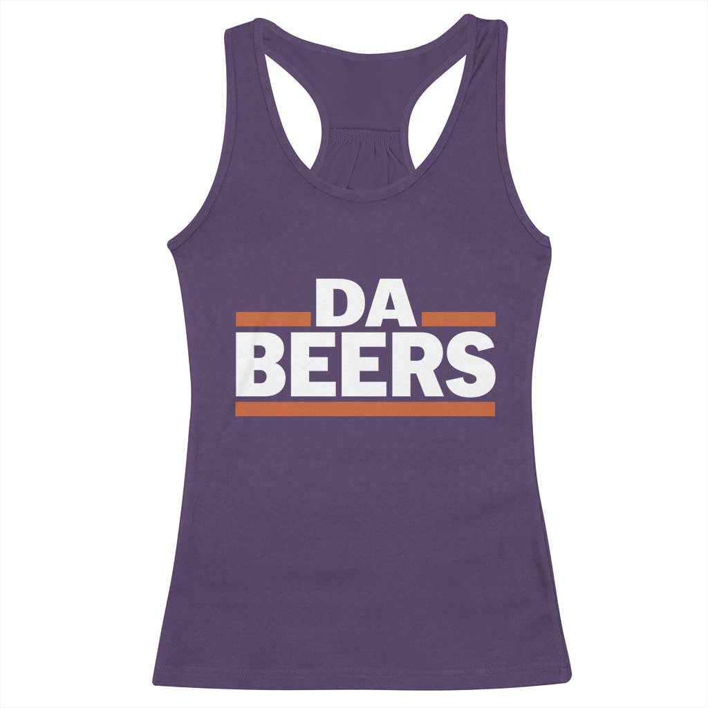 Funny Chicago Beer Lover Racerback Tank Top Beer Day Drinking Party TS11 Purple Print Your Wear