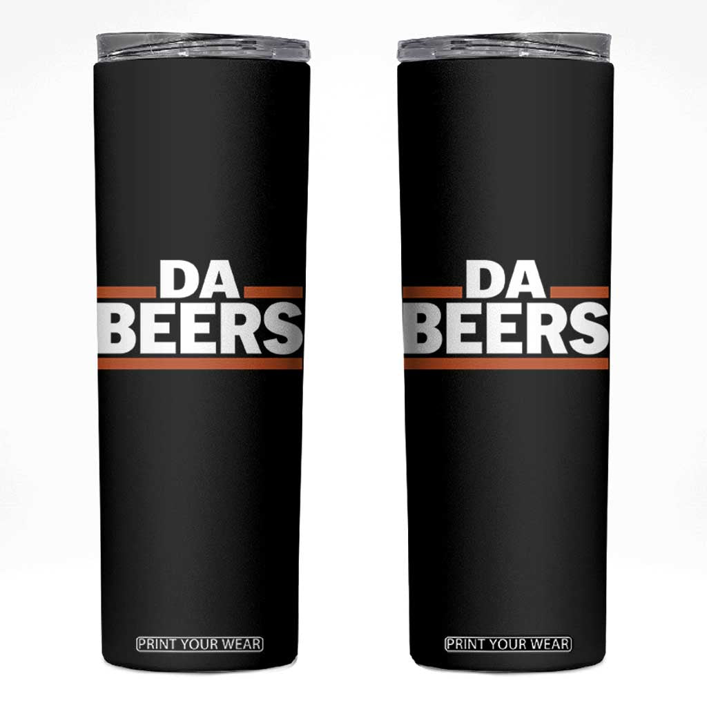 Funny Chicago Beer Lover Skinny Tumbler Beer Day Drinking Party TS11 Black Print Your Wear
