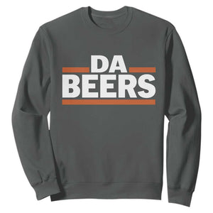 Funny Chicago Beer Lover Sweatshirt Beer Day Drinking Party TS11 Dark Heather Print Your Wear
