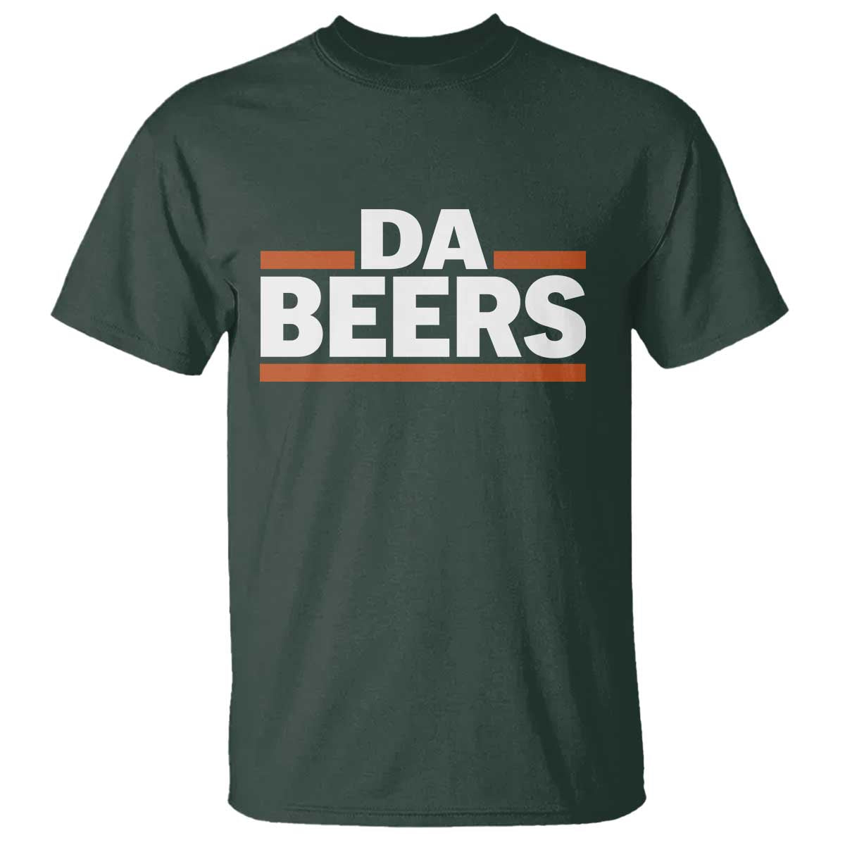 Funny Chicago Beer Lover T Shirt Beer Day Drinking Party TS11 Dark Forest Green Print Your Wear