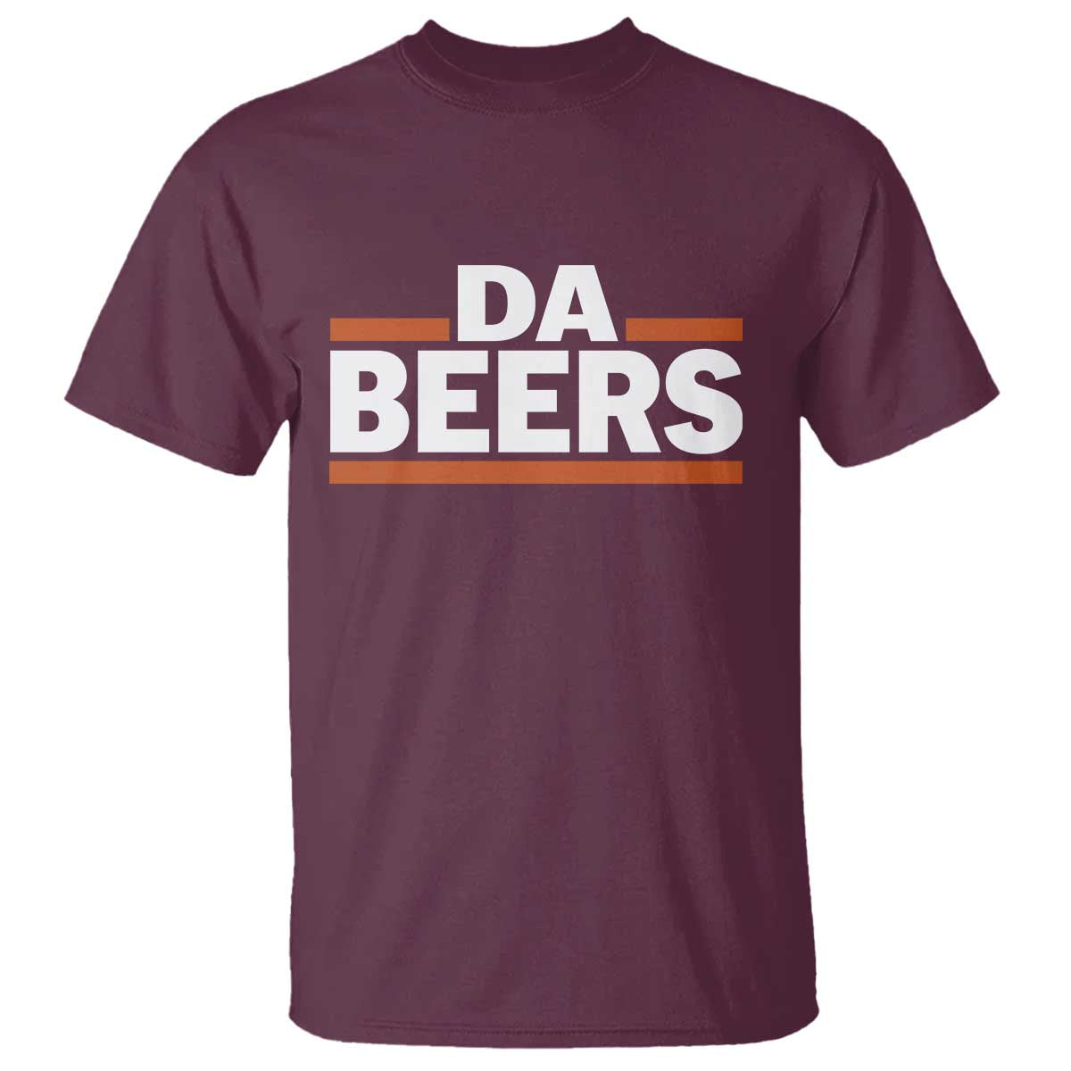 Funny Chicago Beer Lover T Shirt Beer Day Drinking Party TS11 Maroon Print Your Wear
