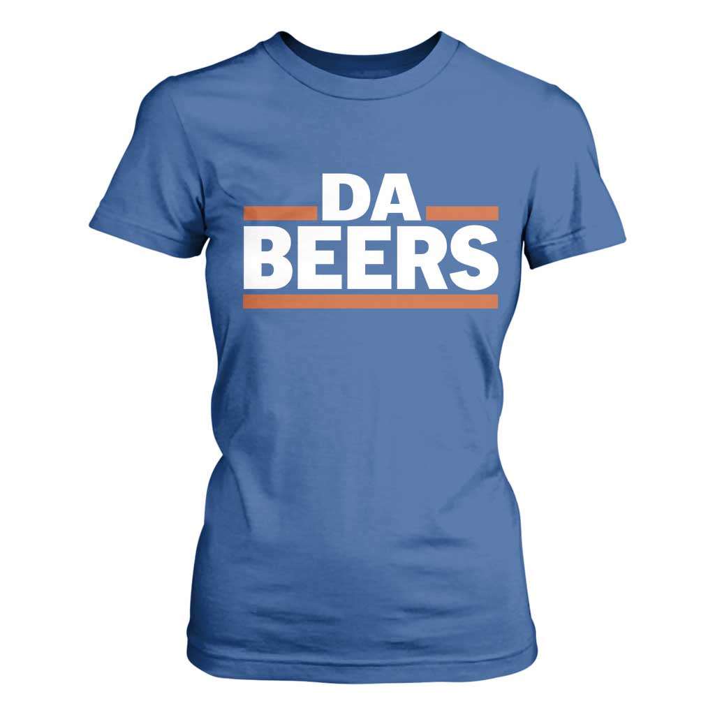 Funny Chicago Beer Lover T Shirt For Women Beer Day Drinking Party TS11 Royal Blue Print Your Wear