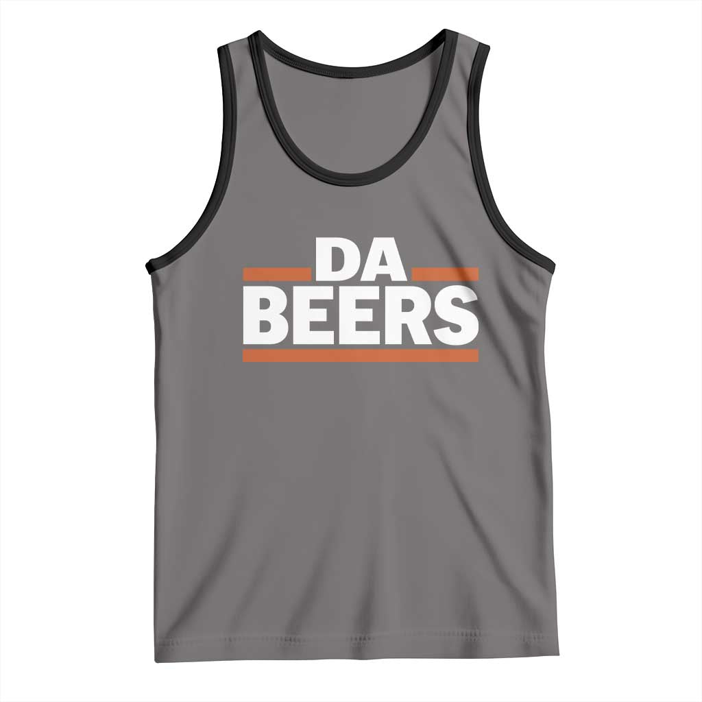 Funny Chicago Beer Lover Tank Top Beer Day Drinking Party TS11 Deep Heather Black Print Your Wear