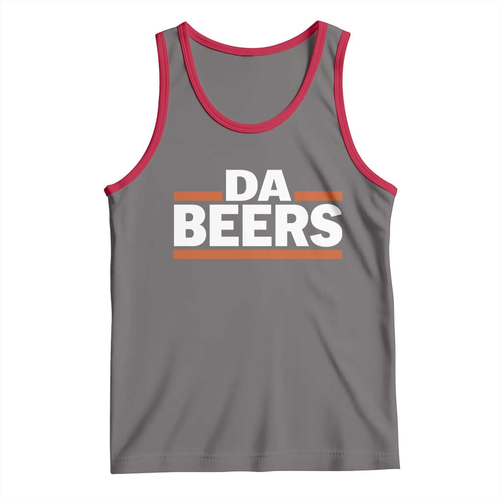 Funny Chicago Beer Lover Tank Top Beer Day Drinking Party TS11 Deep Heather Red Print Your Wear