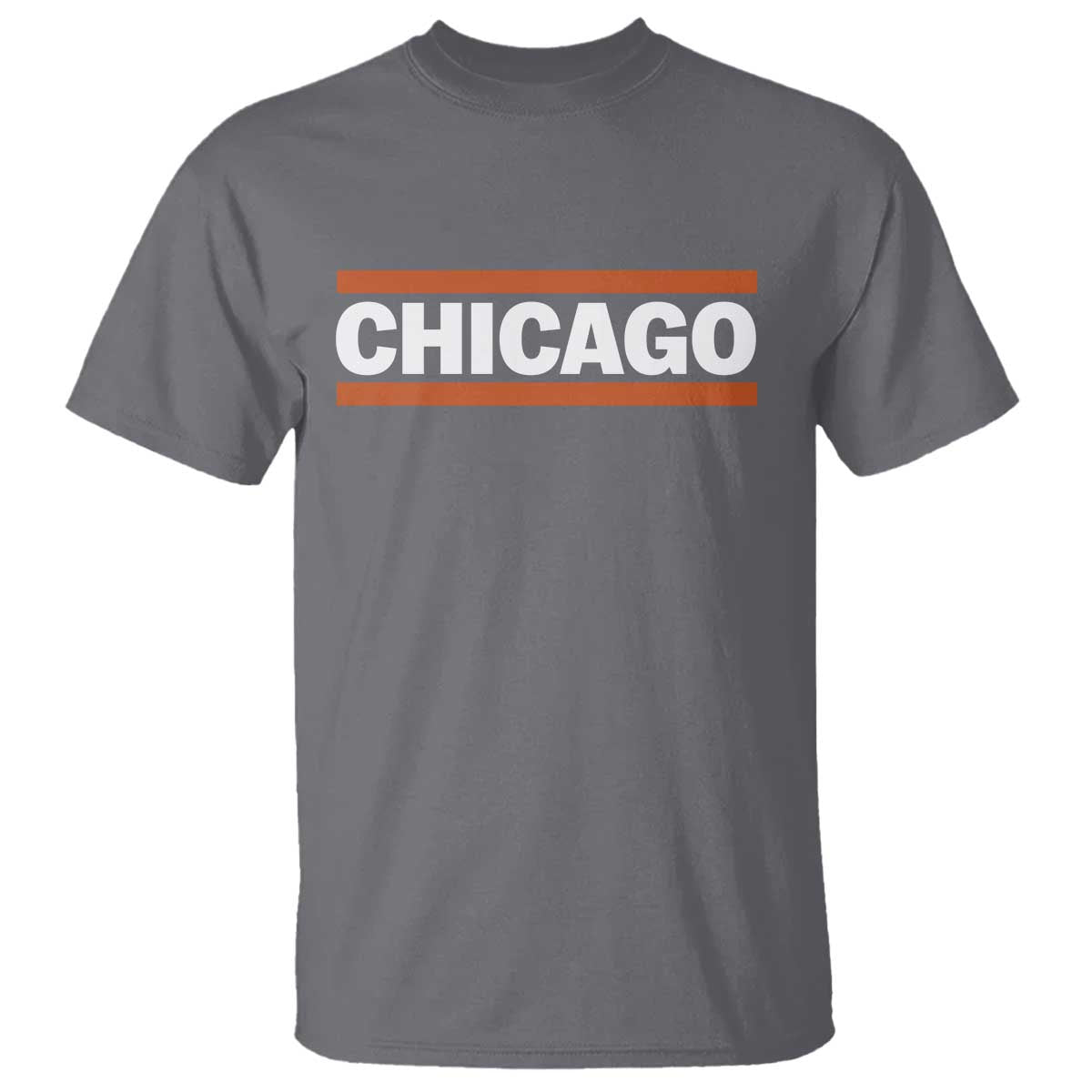 Chicago T Shirt Classic Retro City Illinois IL Lake Michigan Midwest Pride TS11 Charcoal Print Your Wear