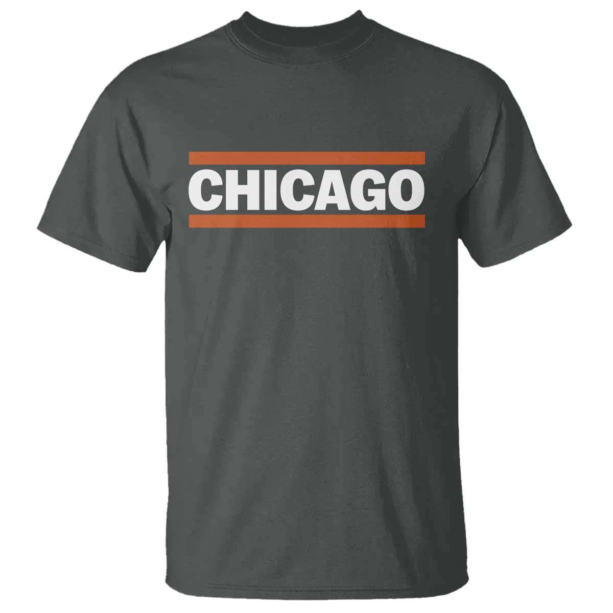Chicago T Shirt Classic Retro City Illinois IL Lake Michigan Midwest Pride TS11 Dark Heather Print Your Wear