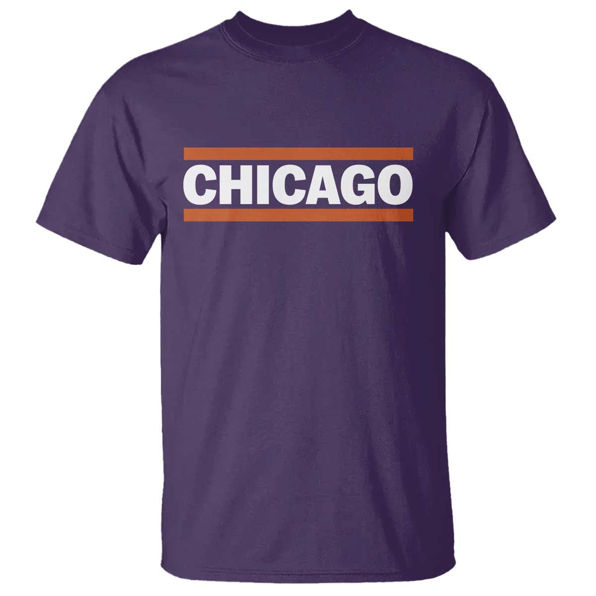Chicago T Shirt Classic Retro City Illinois IL Lake Michigan Midwest Pride TS11 Purple Print Your Wear