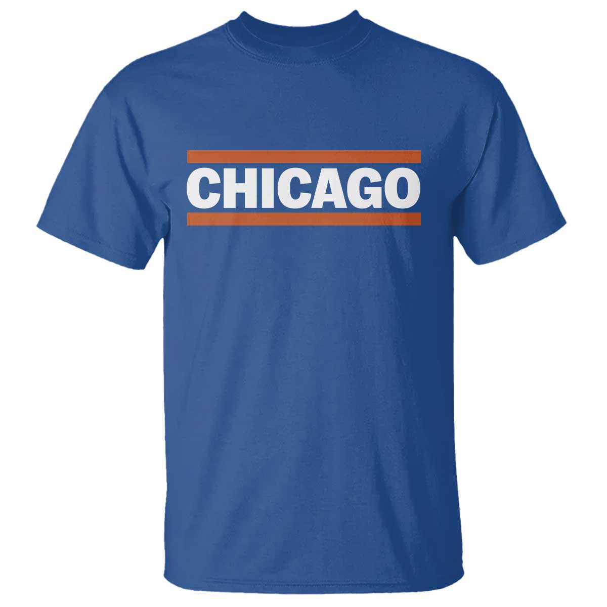 Chicago T Shirt Classic Retro City Illinois IL Lake Michigan Midwest Pride TS11 Royal Blue Print Your Wear