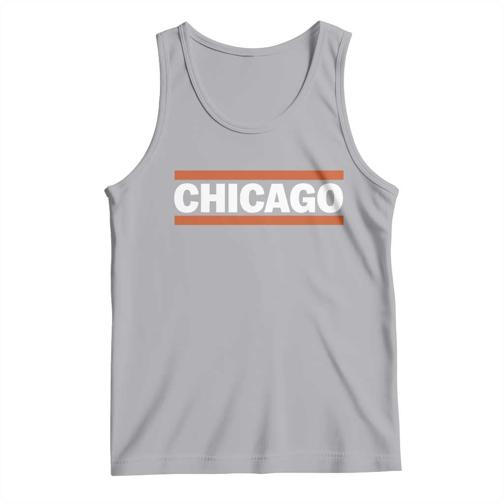 Chicago Tank Top Classic Retro City Illinois IL Lake Michigan Midwest Pride TS11 Athletic Heather Print Your Wear