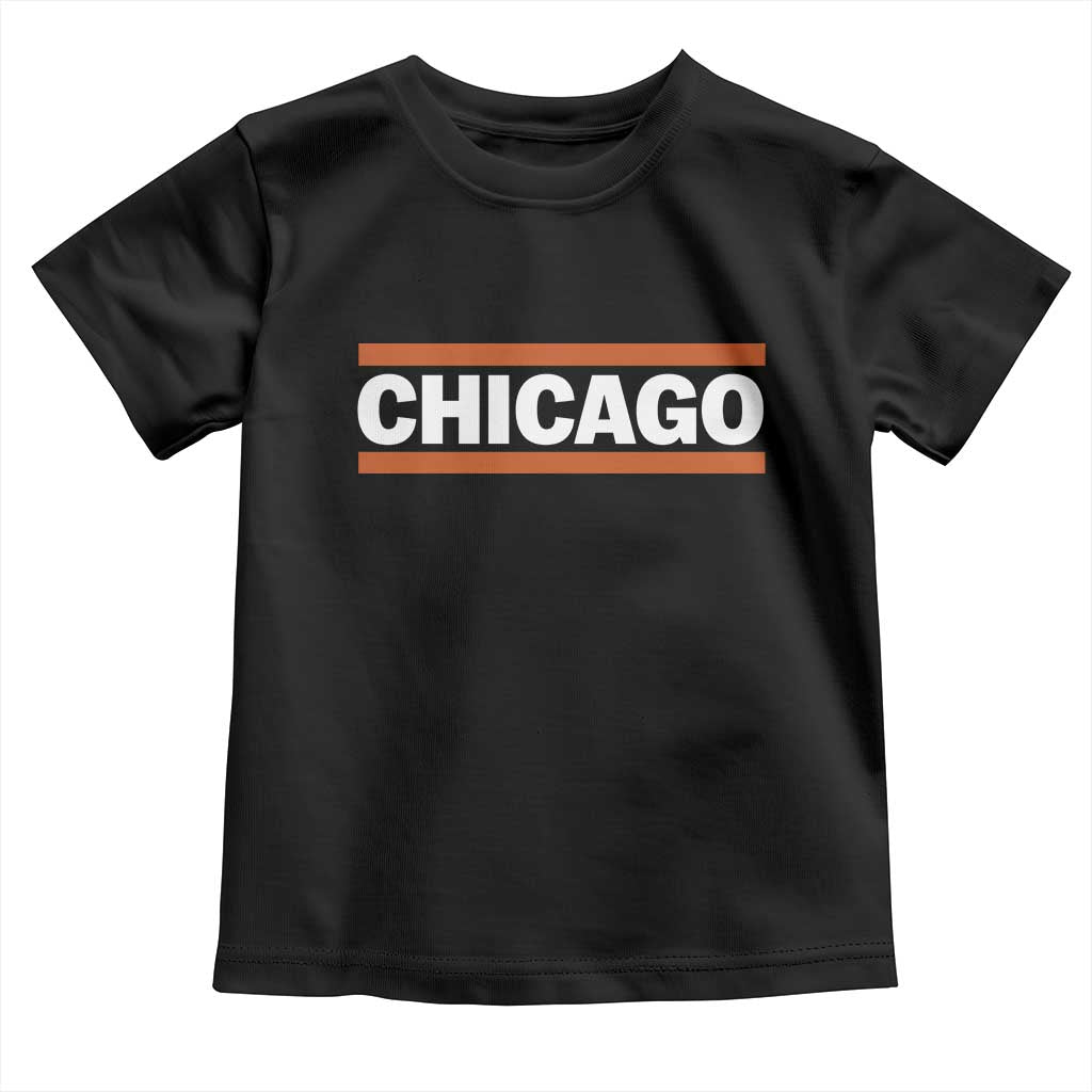 Chicago Toddler T Shirt Classic Retro City Illinois IL Lake Michigan Midwest Pride TS11 Black Print Your Wear