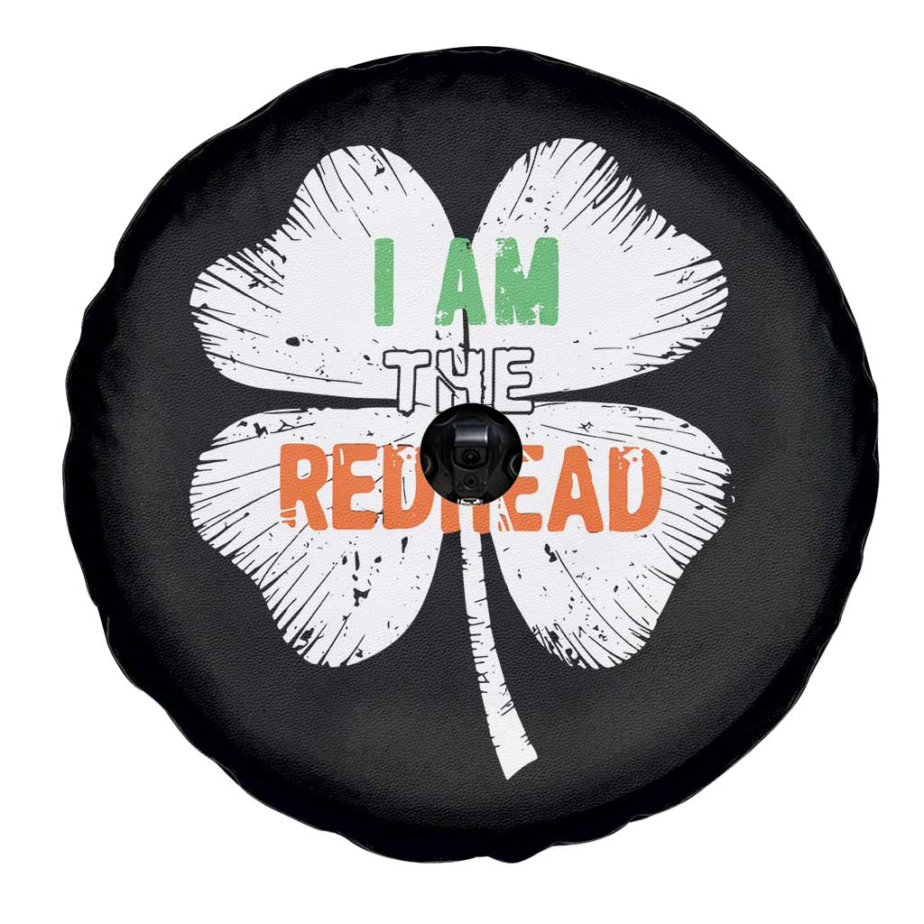 Funny Irish St Patrick's Day I Am The Redhead Spare Tire Cover Vintage Clover Shamrock TS11 Print Your Wear
