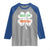 Funny Irish St Patrick's Day Dibs On The Redhead Raglan Shirt Vintage Clover Shamrock TS11 Sport Gray Royal Print Your Wear
