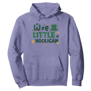 Funny St Patrick's Day Wee Little Hooligan Hoodie Shamrock TS11 Violet Print Your Wear