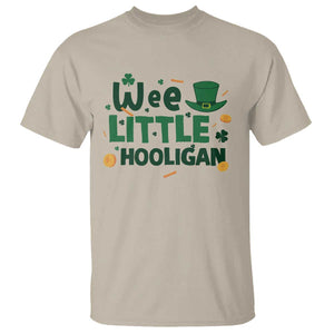 Funny St Patrick's Day Wee Little Hooligan T Shirt Shamrock TS11 Sand Print Your Wear