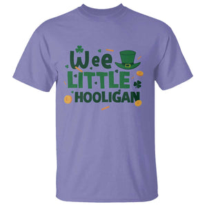 Funny St Patrick's Day Wee Little Hooligan T Shirt Shamrock TS11 Violet Print Your Wear