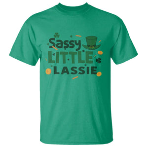 Funny St Patrick's Day Sassy Little Lassie T Shirt Shamrock TS11 Irish Green Print Your Wear