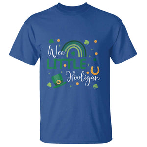 Funny Wee Little Hooligan T Shirt St Patrick's Day Shamrock Rainbow TS11 Royal Blue Print Your Wear