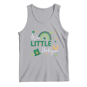 Funny Wee Little Hooligan Tank Top St Patrick's Day Shamrock Rainbow TS11 Athletic Heather Print Your Wear