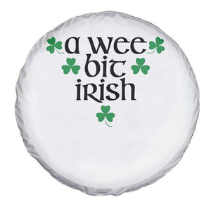 Funny Irish Heritage Spare Tire Cover A Wee Bit Irish St Patrick's Day Shamrock TS11 Print Your Wear