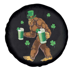 Funny Bigfoot St Patrick's Day Irish Beer Drinking Spare Tire Cover TS11 Print Your Wear