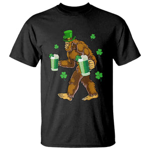 Funny Bigfoot St Patrick's Day Irish Beer Drinking T Shirt TS11 Black Print Your Wear