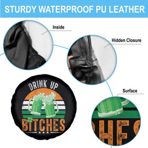 Funny St Patrick's Day Irish Beer Drinking Spare Tire Cover Drink Up Bitches Beer Mug TS11 Print Your Wear