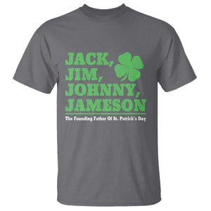 Funny St Patricks Day Irish Fathers Jack Jim Johnny Jameson T Shirt TS11 Charcoal Print Your Wear