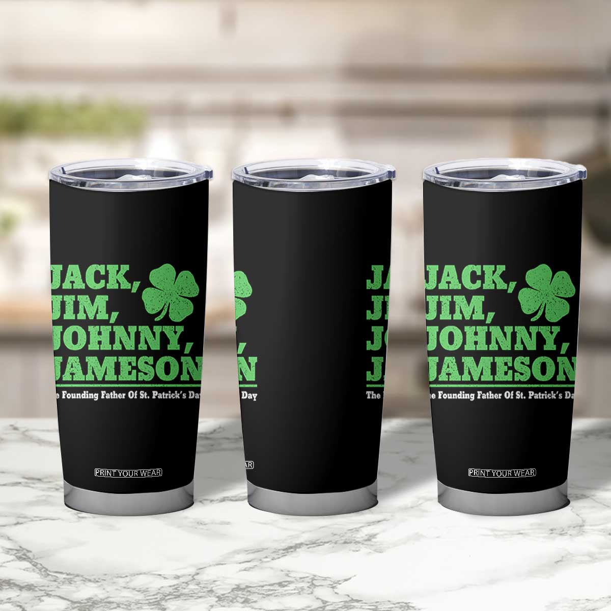 Funny St Patricks Day Irish Fathers Jack Jim Johnny Jameson Tumbler Cup TS11 Print Your Wear