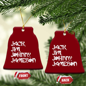 Jack Jim Johnny Jameson St Patricks Day Whiskey Shamrock Ceramic Ornament TS11 Print Your Wear