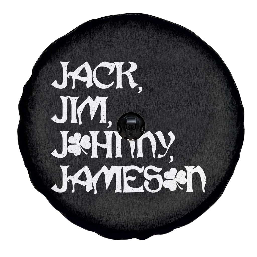 Jack Jim Johnny Jameson St Patricks Day Whiskey Shamrock Spare Tire Cover TS11 Print Your Wear