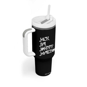 Jack Jim Johnny Jameson St Patricks Day Whiskey Shamrock Tumbler With Handle TS11 Print Your Wear