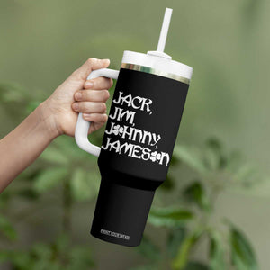 Jack Jim Johnny Jameson St Patricks Day Whiskey Shamrock Tumbler With Handle TS11 Print Your Wear