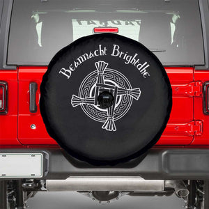 St Brigids Day Spare Tire Cover Beannacht Brighdhe Gaelic Irish Imbolc TS11 Black Print Your Wear