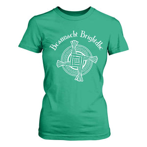 St Brigids Day T Shirt For Women Beannacht Brighdhe Gaelic Irish Imbolc TS11 Irish Green Print Your Wear