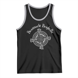 St Brigids Day Tank Top Beannacht Brighdhe Gaelic Irish Imbolc TS11 Black Athletic Heather Print Your Wear