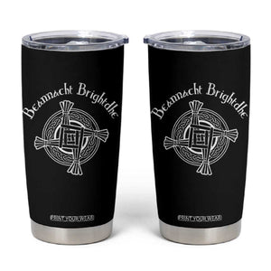St Brigids Day Tumbler Cup Beannacht Brighdhe Gaelic Irish Imbolc TS11 Black Print Your Wear