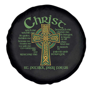 Christ St Patrick Pray For Us Christian Catholic Religious Celtic Cross Spare Tire Cover TS11 Print Your Wear