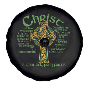 Christ St Patrick Pray For Us Christian Catholic Religious Celtic Cross Spare Tire Cover TS11 Print Your Wear