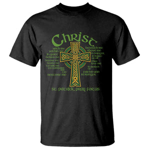 Christ St Patrick Pray For Us Christian Catholic Religious Celtic Cross T Shirt TS11 Black Print Your Wear