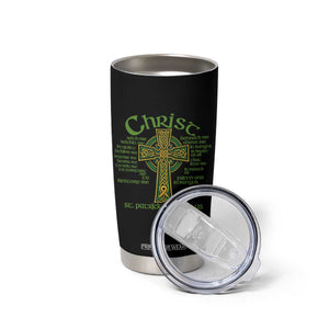 Christ St Patrick Pray For Us Christian Catholic Religious Celtic Cross Tumbler Cup TS11 Print Your Wear