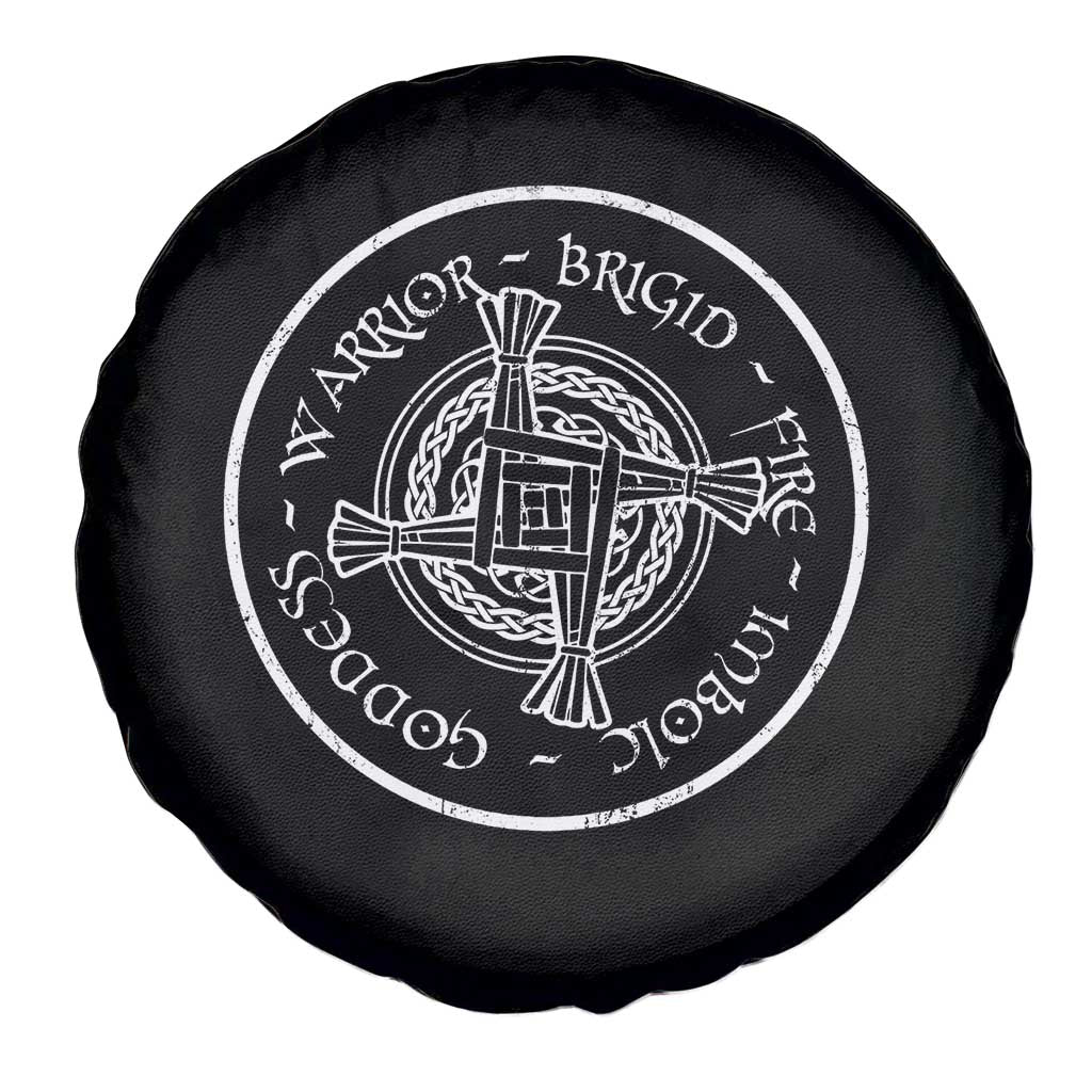 St Brigids Day Spare Tire Cover Warrior Brigid Fire Imbloc Goddess Gaelic Willow Cross TS11 Print Your Wear
