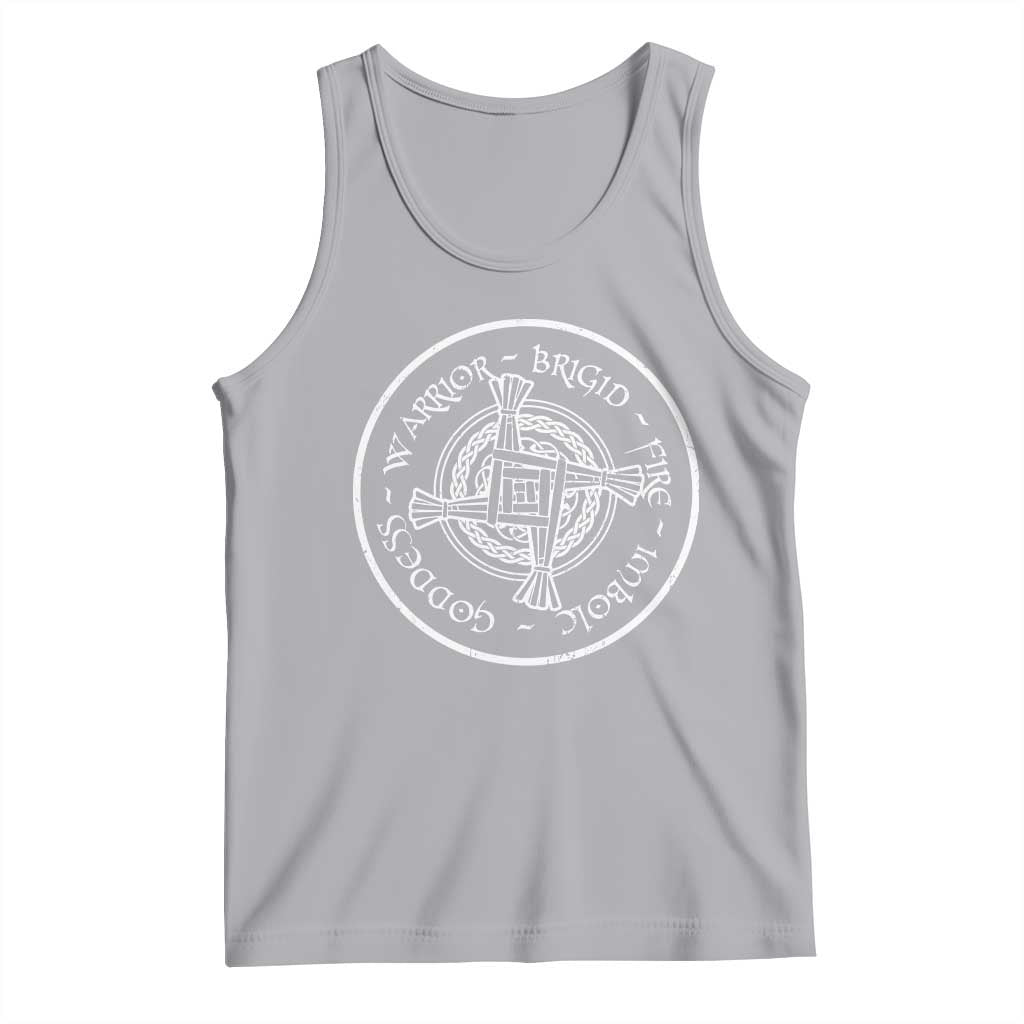 St Brigids Day Tank Top Warrior Brigid Fire Imbloc Goddess Gaelic Willow Cross TS11 Athletic Heather Print Your Wear
