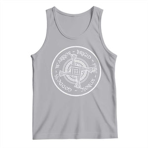 St Brigids Day Tank Top Warrior Brigid Fire Imbloc Goddess Gaelic Willow Cross TS11 Athletic Heather Print Your Wear