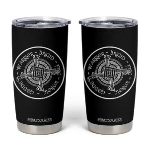 St Brigids Day Tumbler Cup Warrior Brigid Fire Imbloc Goddess Gaelic Willow Cross TS11 Black Print Your Wear