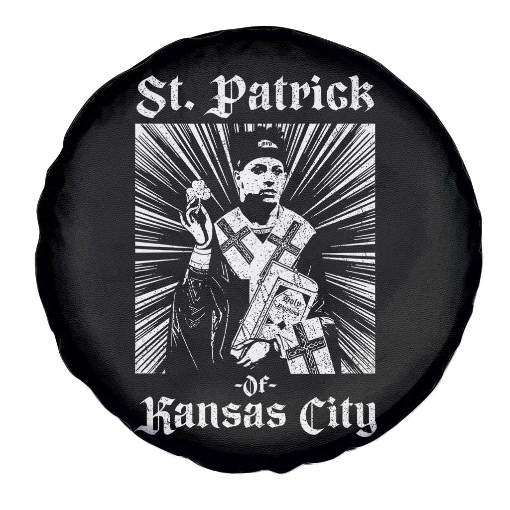 St Patrick Of Kansas City Spare Tire Cover Funny St Patricks Day Missouri State Football Fan TS11 Print Your Wear